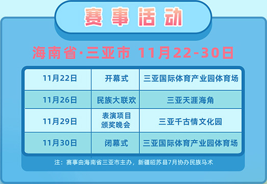 本届运动会的重要赛事活动安排。来源:人民网图解“运动会小知识”